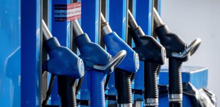 FILE - Taps are photographed at a gas station in Frankfurt, Germany, on Oct. 5, 2022. The Saudi-led OPEC oil cartel and allied producing countries, including Russia, are scheduled to decide how much oil to supply to the global economy amid weakening demand in China and uncertainty about the impact of new Western sanctions against Russia that could take significant amounts of oil off the market. (AP Photo/Michael Probst, File)