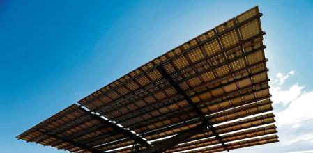 foto XAVIER CERVERA 17/06/2021 (cerca de Belchite) energia eolica (molinos d viento) y placas fotovoltaicas (energia solar) en la comunidad autonoma de aragon, españa