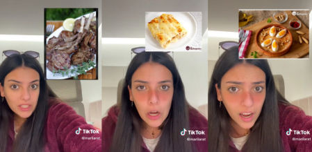 Las reacciones de una 'tiktoker' a las diferentes comidas típicas de Navidad según la comunidad autónoma