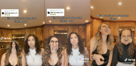 Así es la nueva y divertida tendencia que triunfa en TikTok: reaccionar a filtros con agua en la boca