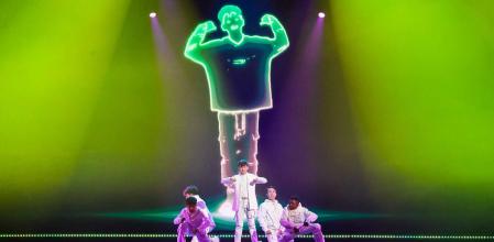 El representante español de Eurovisión Junior, Carlos Higues, y su espectacular puesta en escena en Armenia