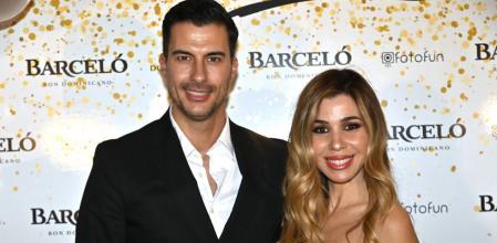 Natalia Rodríguez junto a su nueva pareja, Manuel Alves, con quien posó por primera vez