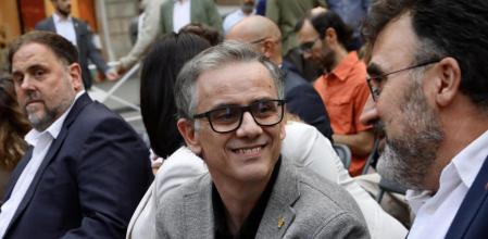 foto Xavier Cervera 20/09/2022 acte ERC als jardinets d gracia, barcelona, per commemorar els 20 anys del l escorcoll a la conelleria d economia d la generalitat Oriol junqueras ,lluis salvado, josep m jove ,…