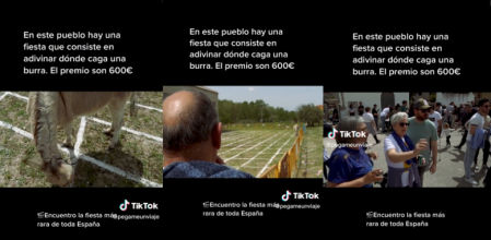 Así es la fiesta más rara de España: acertar dónde caga la burra para llevarse un premio de 600 euros