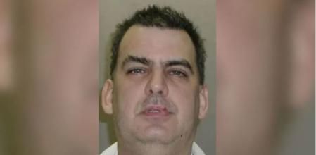 Patrick Giblin, en una imagen al ser detenido