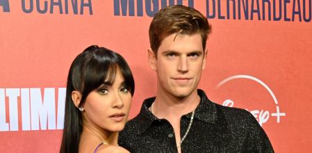 Singer Aitana Ocaña and actor Miguel Bernardeau  attending 