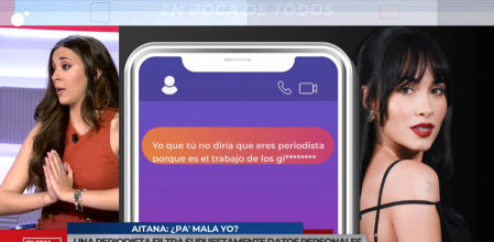 Una periodista de 'En boca de todos', acosada por los fans de Aitana