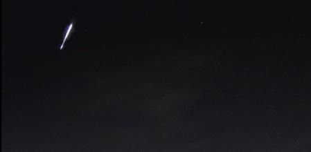 Detalle de la lluvia de estrellas Coma Berenícidas.