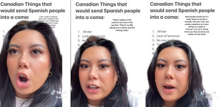 Esta 'tiktoker' viral vuelve a la carga explicando las costumbres canadienses que impactarían a un español
