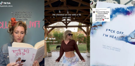 La historia viral de una 'tiktoker' sobre cómo la infidelidad de su marido la convirtió en una mujer de éxito