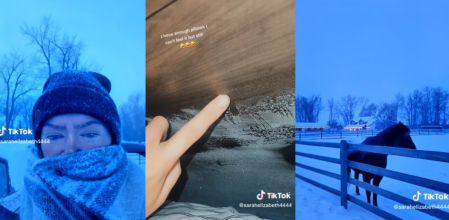 Una estadounidense muestra cómo se ha congelado el cabezal de su cama por la ola de frío extrema