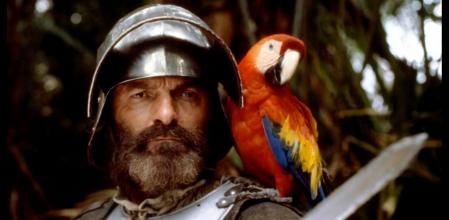 Omero Antonutti como Lope de Aguirre en 'El Dorado', de Carlos Saura, 1988