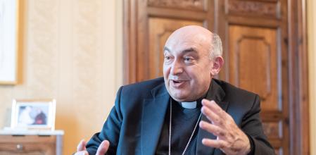 Enrique Benavent durante la entrevista