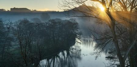 El Ter a su paso por Les Masies de Voltregà.