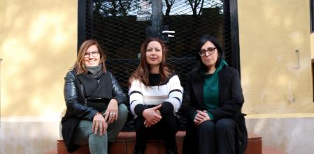 Responsables i usuaria de Heroïnes Anònimes