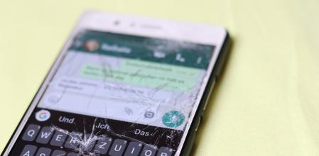 Broma de pantalla rota