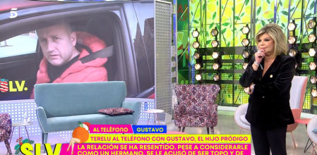 Terelu ha hablad con Gustavo en directo.