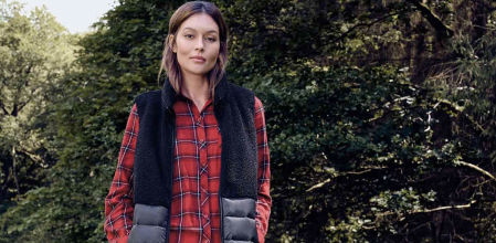 Modelo con el chaleco más exitoso de Lidl