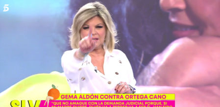 Terelu advierte a Ortega Cano.