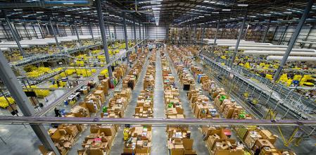 Almacén de Amazon en Inglaterra
