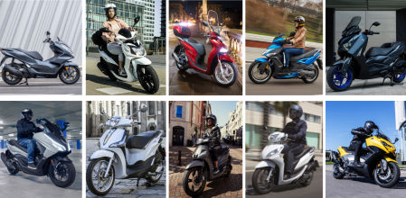 Estos son los modelos de scooter y motos más vendidos en España en 2022
