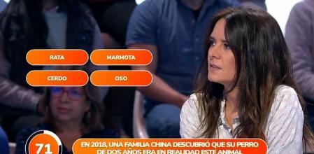 Eva Santolaria de invitada en 'Pasapalabra'.