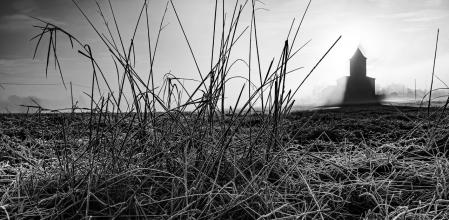 Invierno en Sant Cristòfol de Vespella.