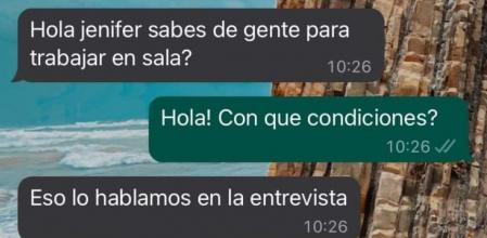 Pregunta por las condiciones de un trabajo en hostelería y la respuesta genera indignación: “No busco sindicalistas”