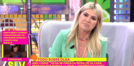 Ana Luque ha estado en el plató de 'Sálvame'.