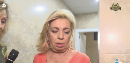 Carmen Borrego ha roto a llorar y se ha marchado del plató de 'Sálvame'