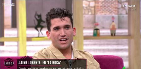 Jaime Lorente anunció en 'La Roca' su futura paternidad.