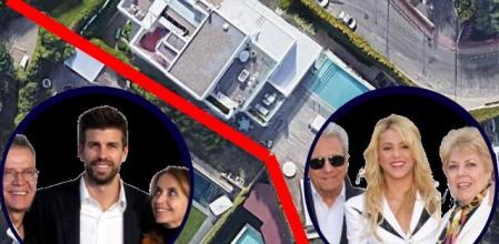 El falso muro en casa de Shakira