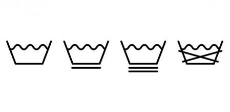 Estos símbolos nos indican cómo de sensible es la prenda