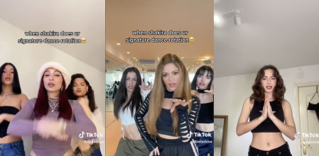 Las creadoras detrás de la coreografía viral de la última canción de Shakira que ella misma baila en TikTok