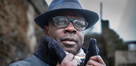 El activista y pensador Lilian Thuram fotografiado en el Quai d'Orfèvres de París el pasado 17 de enero