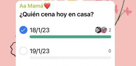 Esto es lo que pasa cuando una madre descubre las encuestas de Whatsapp