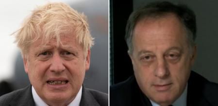 Richard Sharp y Boris Johnson