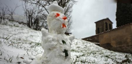 Nieve en Sant Julià de Cabrera.