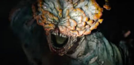 Este hongo, que se apodera de la humanidad en un futuro distópico, hace crecer masas esponjosas dentro de los cuerpos y brota por los ojos y la frente