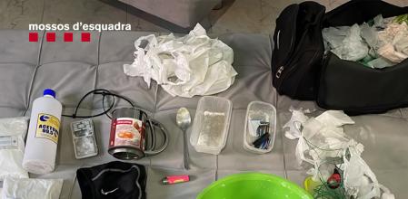 Droga intervenida en la operación policial