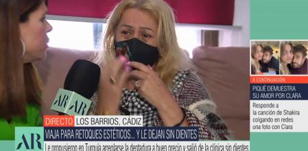 Maribel viajó a Turquía por un blanqueamiento dental.