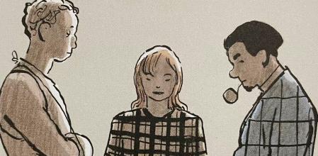 Viñeta de ‘Sota els còdols, la platja’, de Pascal Rabaté