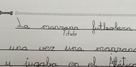 La redacción del alumno