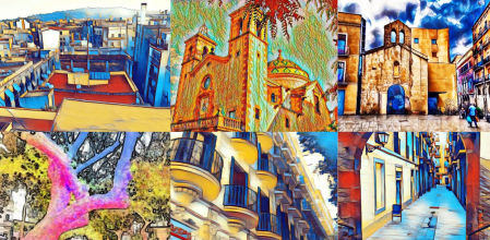 Collage fotográfico del Raval
