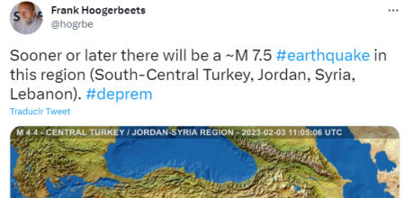 El tuit de Frank Hoogerbeets