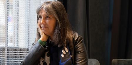 Claudia Piñeiro, ayer, en Barcelona