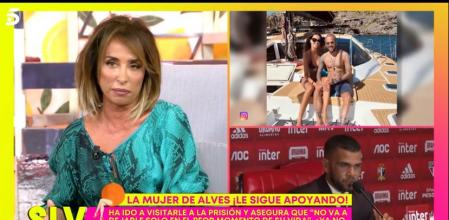 María Patiño hablando sobre el divorcio de Joana Sanz y Dani Alves