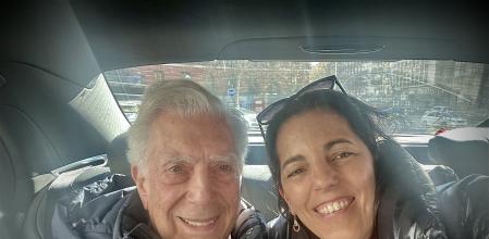 Morgana y su padre, Mario Vargas Llosa
