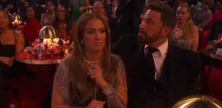 Jennifer López y Ben Affleck en los Premios Grammy