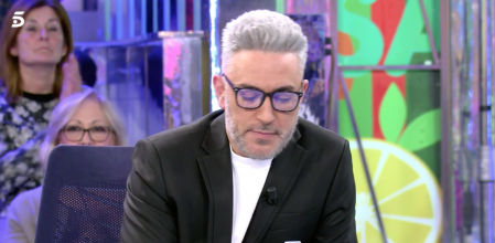 Kiko Hernández envía sus condolencias en directo a Marta López en 'Sálvame'